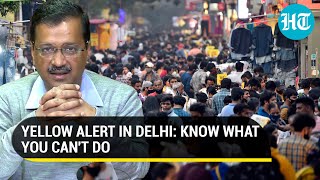 Yellow alert in Delhi amid Omicron scare Night curfew schools shut I All You Need to Know [upl. by Ydnic]