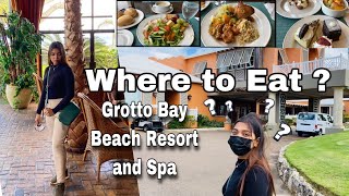 Where to Eat  Grotto Bay Beach Resort and Spa  Lunch Buffet and gala 😂 [upl. by Eimarej]