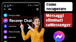 Nuovo Come recuperare i messaggi eliminati su Messenger aggiornamento 2024  Recupera i messaggi [upl. by Emmeram]