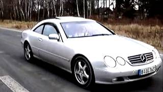 Mercedes Benz CL500 V8 Sound Acceleration Berlin Action Video C215 Kickdown Exhaust Auspuff ESD V12 [upl. by Rhodes508]