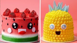 Best Fruitcake Recipes  Amazing Fruit Cake Decorating Ideas For Any Occasion  So Yummy Cake [upl. by Luwana924]