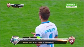 Domenico Criscitos penalty goal Dynamo vs Zenit  RPL 201516 [upl. by Ahtera]