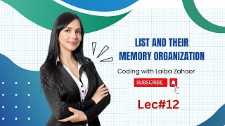 Lists and their memory organization Programming fundamental LEC13 [upl. by Sokim]