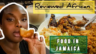 I reviewed the first AFRICAN Restaurant in Jamaica montegobay [upl. by Valeta]