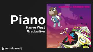 Kanye West  Piano  Passanger  GRADUATION [upl. by Gnaig896]