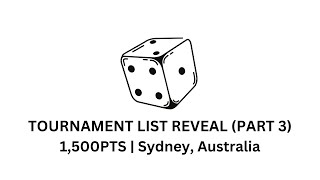 LIST REVEAL PART 3  1500PTS  WARHAMMER THE OLD WORLD TOURNAMENT [upl. by Arraek790]