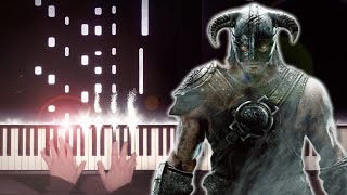 Skyrim quotDragonbornquot Main Theme Piano Toccata 10 Year Anniversary Edition [upl. by Alysoun530]