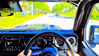 POV Jeep Wrangler Unlimited Sahara 2023 91420 [upl. by Omlesna]