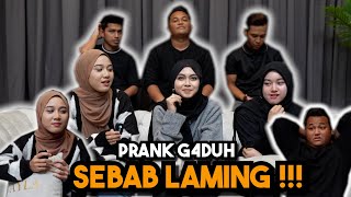 PRANK MIMI amp ISYA G4DUH BEREBUT LAMING [upl. by Heidt]