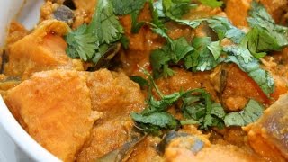 SRI LANKAN SWEET POTATO CURRY VEGANVEGETARIAN [upl. by Nyllek]