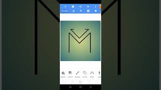 como criar logotipos pelo celular pixellab logo short shortsvideo viral [upl. by Bran579]