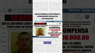 En Guatemala capturan a hondureño pedido en extradición [upl. by Emlyn513]