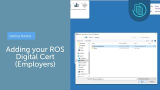 How to add your ROS Digital Employers Cert to Thesaurus Payroll Manager  Getting Started [upl. by Mortimer400]