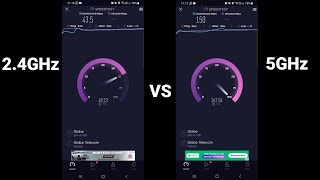 24GHz vs 5GHz Wifi Speed Test [upl. by Ariayek]