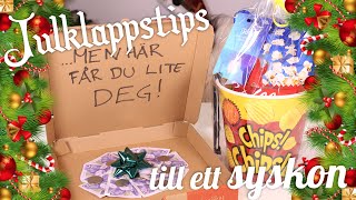 DIY Julklappstips till ett syskon  biolåda amp pengapizza [upl. by Asha913]