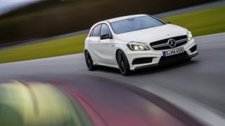 Mercedes A45 AMG  Track Test  Awesome Sound [upl. by Yeznil853]