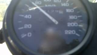 Honda CB 500 01 0100 acceleration from a standing start 44s [upl. by Alyt]