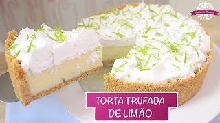 TORTA TRUFADA DE LIMÃO PROFISSIONAL E SUPER FÁCIL  431  Receitas da Mussinha [upl. by Elijah]