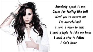 Demi Lovato  Nightingale Instrumental  Karaoke with lyrics on screen [upl. by Gamaliel782]