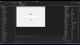 C Windows App Design Part 01  First Control add Get Set Values [upl. by Adyan]