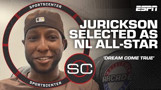 Padres Jurickson Profar reacts to MLB AllStar selection 🔥  SportsCenter [upl. by Royce]