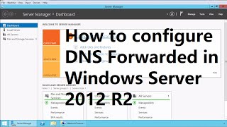 8 How to Configure DNS Forwarder [upl. by Elokyn228]