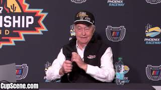 NASCAR at Phoenix Raceway Nov 2024 Roger Penske post race [upl. by Gasser406]