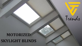 Motorized Skylight blinds [upl. by Hoppe]