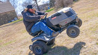 I Put a 1000HP In My Lawn MowerNot really but Its Fast [upl. by Schott]