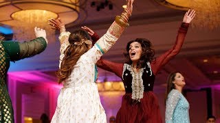 2018 Best Mehndi Dance Performance by Bride friends [upl. by Suirauqed]