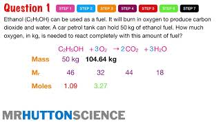 Reacting Masses AQA GCSE Chemistry [upl. by Garling]