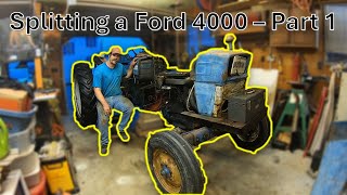 062  Ford 4000 Front Input Shaft Repair Part 1 [upl. by Robaina152]