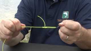 Fishing Knots How to Tie an Improved Clinch Knot [upl. by Sahcnip476]