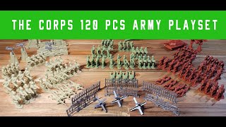 The Corps 120 Piece Army Men Playset  Lanard Toys [upl. by Adnahsat844]