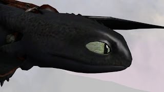 SFM Dragons Toothless Takes To The Skies [upl. by Needan]