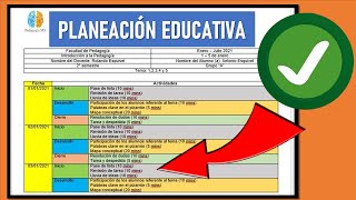 TUTORIAL Cómo Hacer una PLANEACIÓN DIDÁCTICA 2022  Pedagogía [upl. by Niwre25]