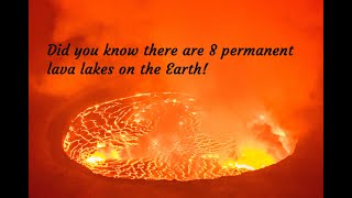 Eight permanent lava lakes of the Earth [upl. by Harte]