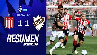 Estudiantes de La Plata 1 vs 1 Platense  Resumen Extendido  Fecha 14 [upl. by Ahsaten]