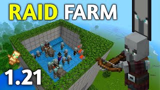 Best 121 Raid Farm in Minecraft Bedrock MCPEXboxPSSwitchPC [upl. by Lavinie437]