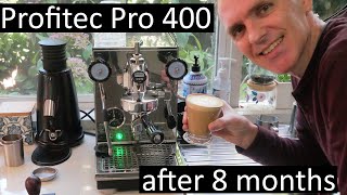 Profitec Pro 400 espresso machine review after 6 months of use [upl. by Aerdma]