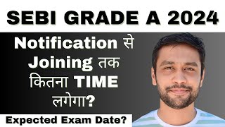 SEBI GRADE A 2024 Expected Exam Dates  Notification se Joining Tak Kitna Time Lagega [upl. by Brien791]