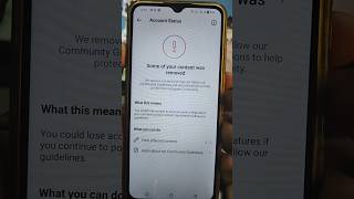 Instagram par remove content kaise hataye  removed content instagram kya hota hai shots [upl. by Strain]