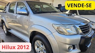 VENDESE Toyota Hilux 2012 diesel 4 por 4 automática com controle de estabilidadeHilux [upl. by Porter]