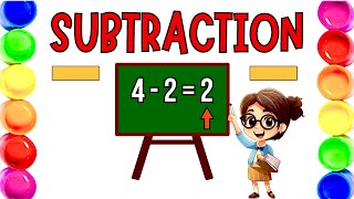 Subtractionnumber subtraction one digit subtractionaddition and subtraction maths subtraction [upl. by Tolkan]