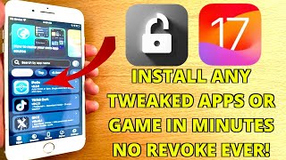 BEST Way To Install Tweaked Apps and Games iOS 17 NO ComputerJailbreak Install FlekStore iPAs [upl. by Philina]