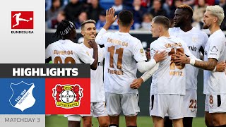 Back on the road to success  TSG Hoffenheim  Bayer 04 Leverkusen 14  Highlights  Matchday 3 [upl. by Naenaj]