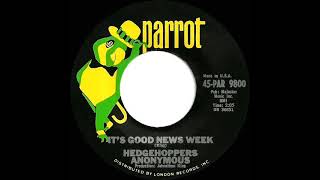 1966 HITS ARCHIVE It’s Good News Week  Hedgehoppers Anonymous US 45 single version [upl. by Born786]