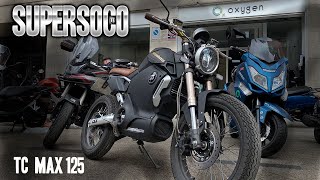 SUPER SOCO TC MAX 125 LA MEJOR MOTO ELECTRICA DE 2021 [upl. by Drawyeh]