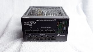 Seasonic Platinum Series Fanless PSU Power Supply  ATX  Haswell Ready Premium PC Hardware Award [upl. by Eachern]