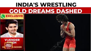 Vinesh Phogat Disqualified From Olympics Before Gold Medal Bout India Lodges Protest [upl. by Erdei]